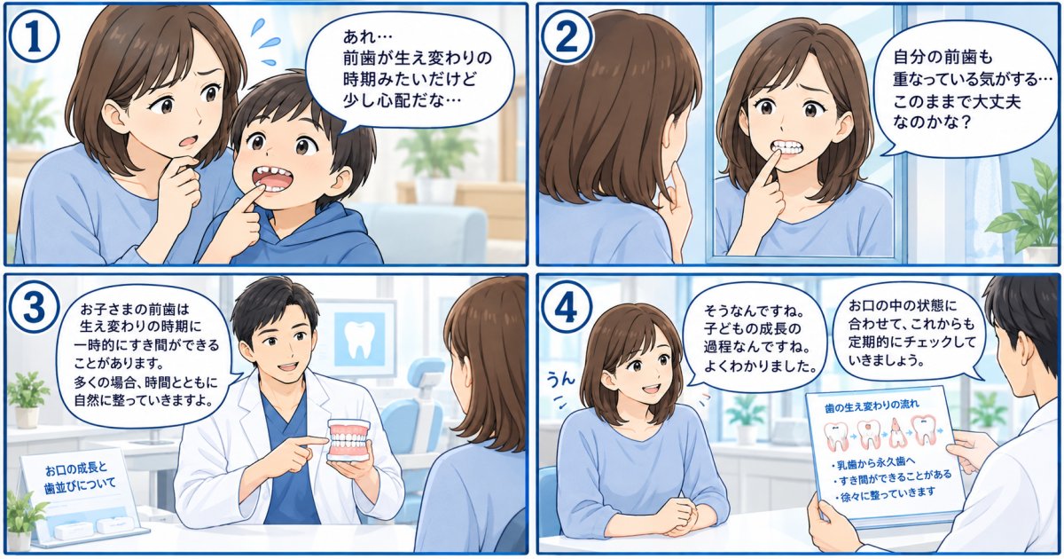 前歯のガタガタ・突出を放置するリスクとは？遺伝との関係も解説